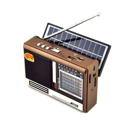 Rádio Portátil AM/FM/SW Carregamento Solar