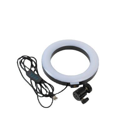 Ring Light Led Iluminador de Mesa Pequeno Tripé 6"